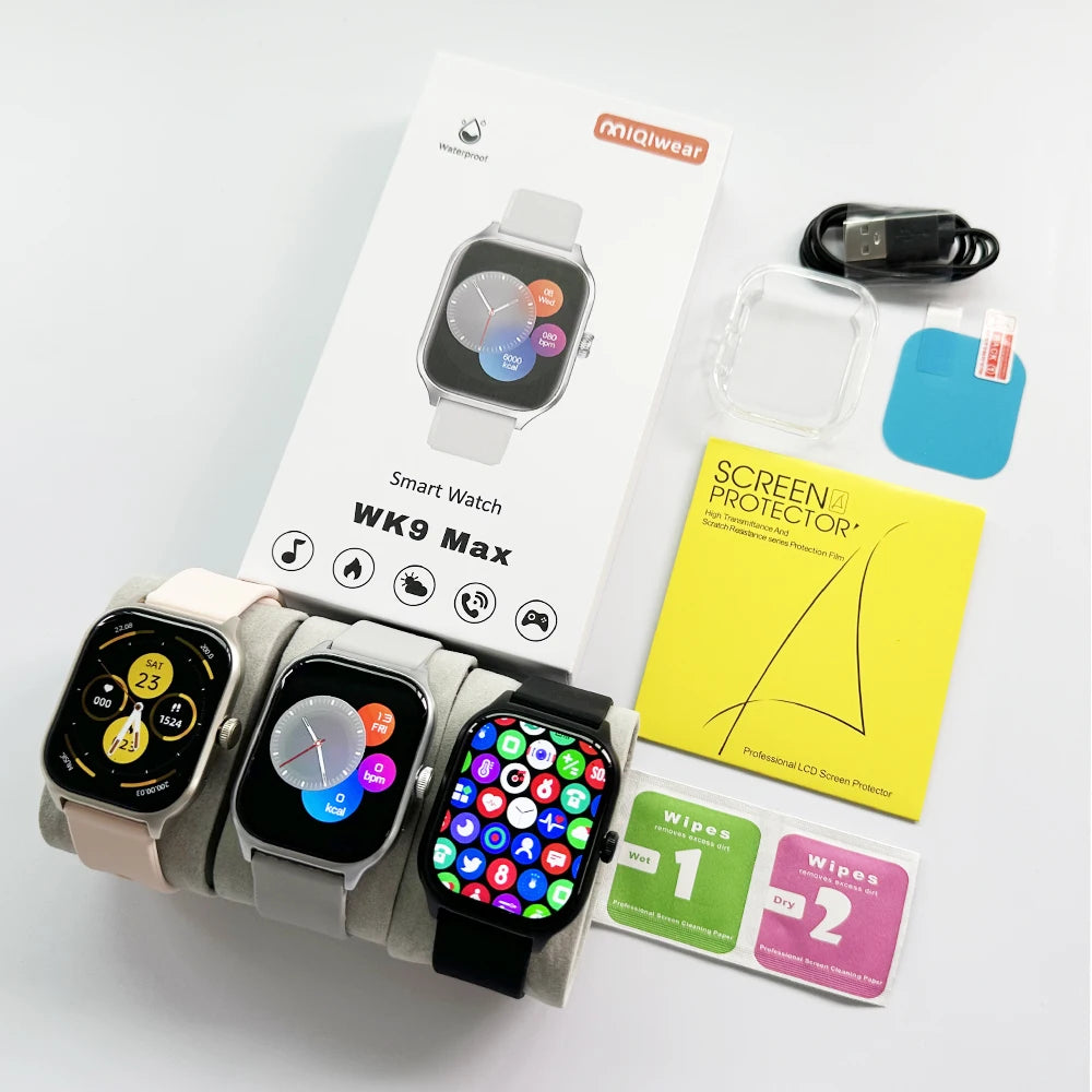 New Style Smart Watch WK9 Max Big Inch Smartwatch Fitness tracker Smart Watch Waterproof for Man Women