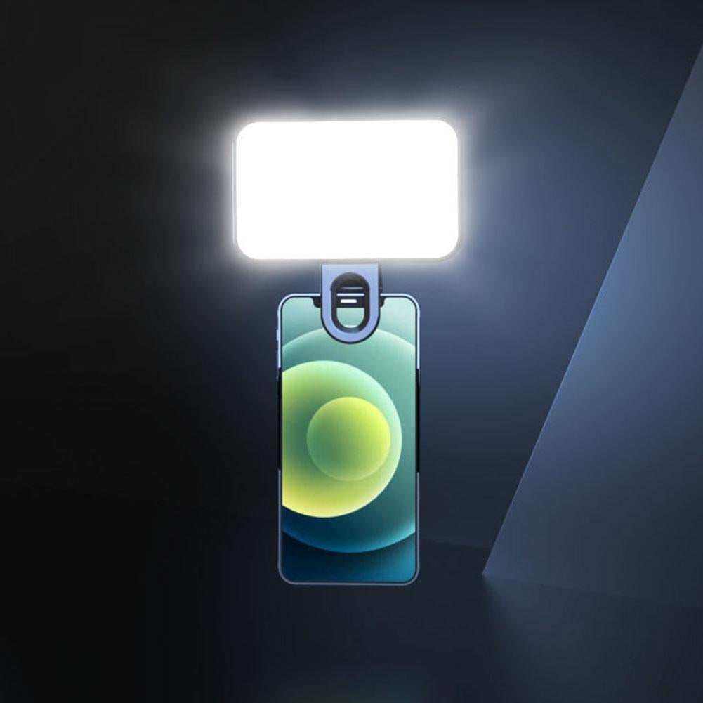 Mini Mobile Phone Flashes Selfie Lights Rechargeable 3 Modes Brightness Adjustable Clip On For Laptop Mobile Phone Fill light