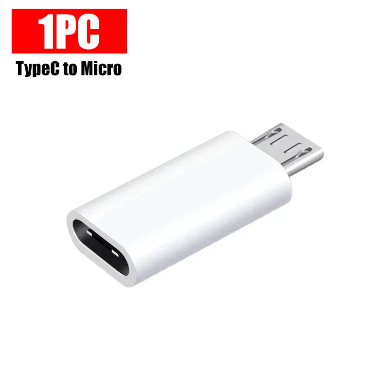 USB Type C To Micro USB Adapter for Phone Tablet Android Charger Data Cable Adapter Micro USB Female To TypeC Male OTG Converter
