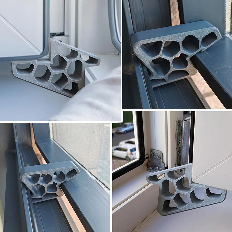 Indoor Anti-Slip Door Stopper Heavy-Duty Balcony Window & Door Wedge Home Office Window Anti-collision Limiter Sliding Stopper