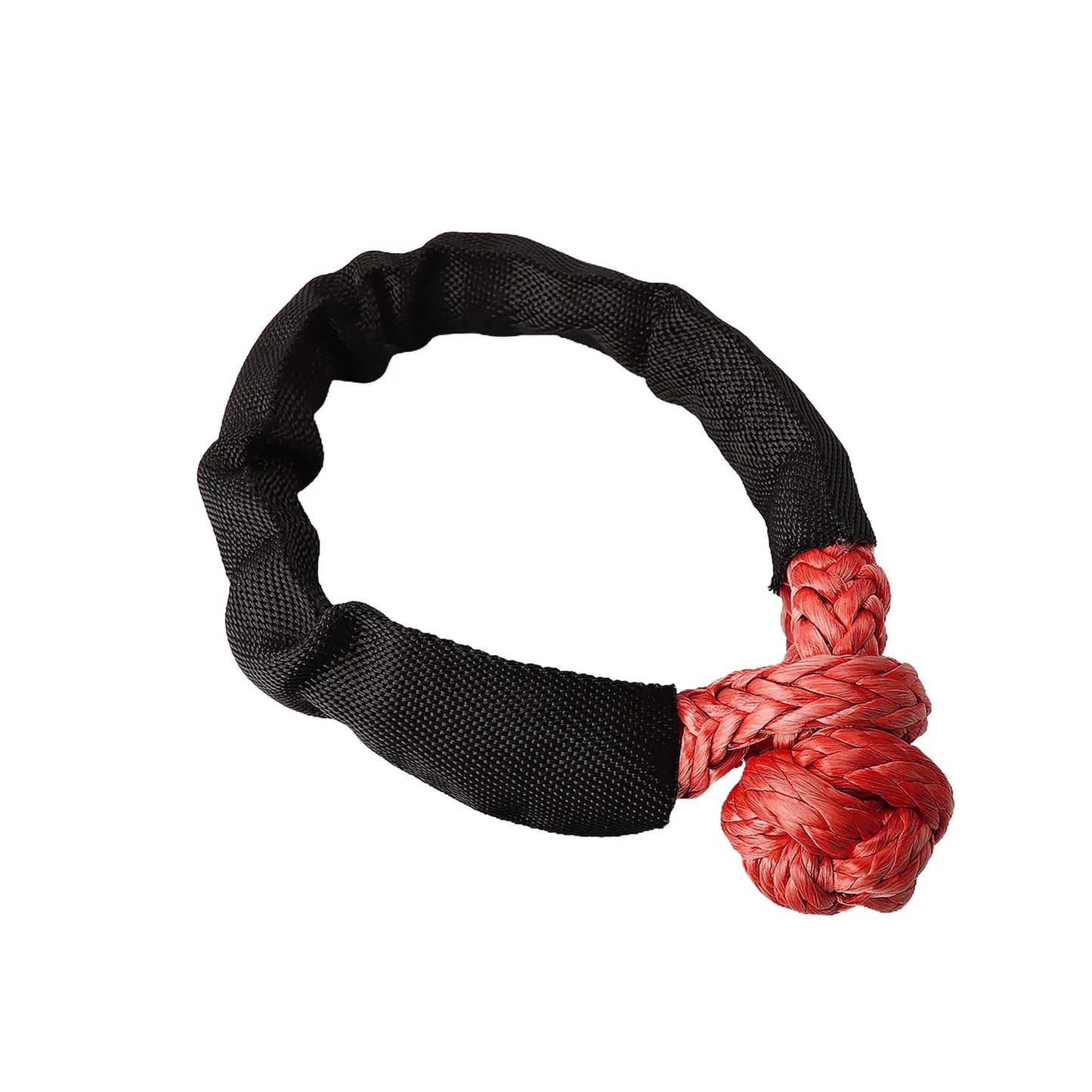 41000lbs Soft Shackle Synthetic Rope Heavy Duty Offroad 4X4 Tow Shackle Strap with Protective Sleeve for Jeep Truck SUV