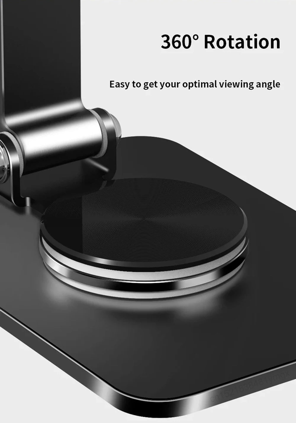 Phone Holder Desktop Magnetic Phone Stand 360° Rotation Foldable Desktop Cell Phone Stand For iPhone 15 14 13 12 Pro Max