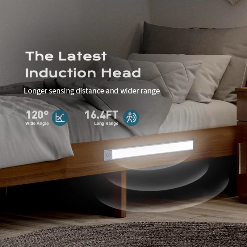 LED Sensor Cabinet Lights Dimmable Night Light for Living Room Wardrobe Kitchen Lamp Led Tube Wireless Motion Sensor Night Lamp