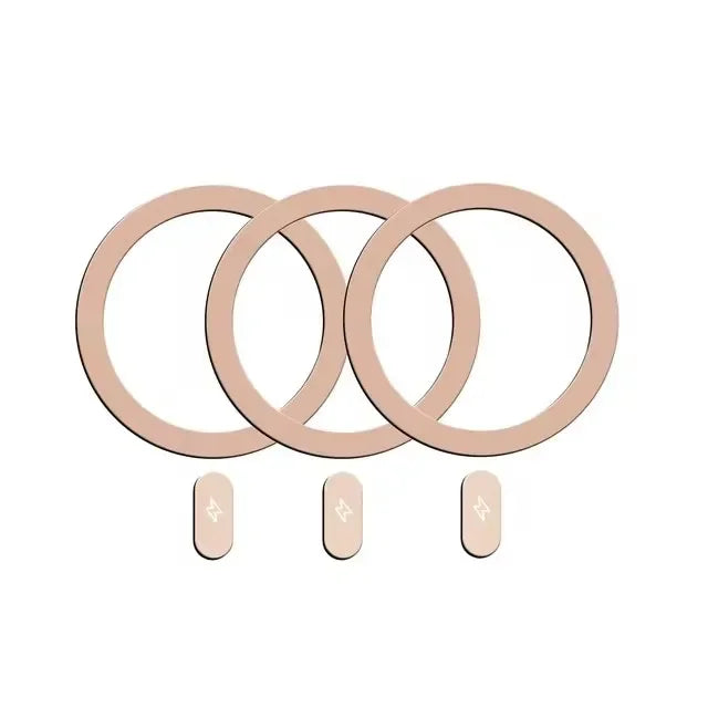 Magnetic Metal Plate Ring for Magsafe Wireless Charger Iron Sheet Sticker Magnet Cellphone Holder for IPhone 17 16 15 13 Pro Max