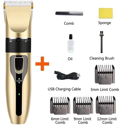 Electric Shaver, Electric Beauty Trimmer, USB Rechargeable Shaver, Low Decibel Professional Animal Hair Clipper