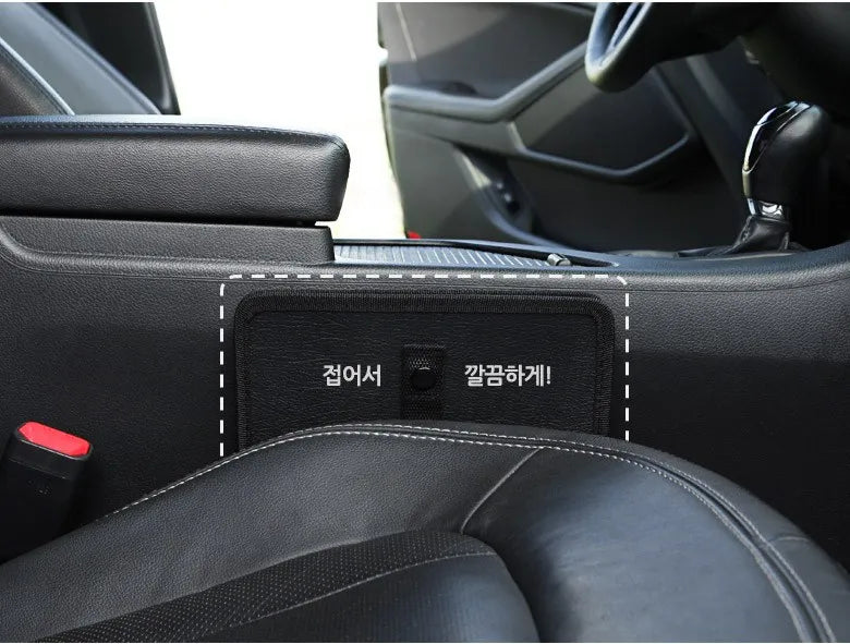 Waterproof Car Trash Can Bin Auto Car Accessories Organizer Garbage Dump For Trash Can Cars Storage Pockets Portable