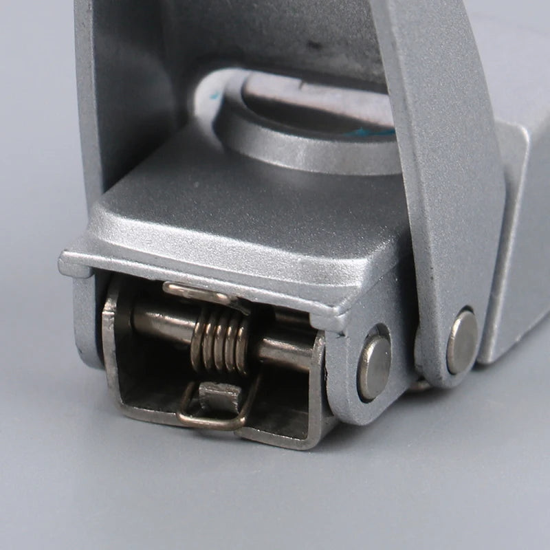 Cabinet Black Coated Metal Hasp Latch DK604 Security Toggle Lock With Two Keys