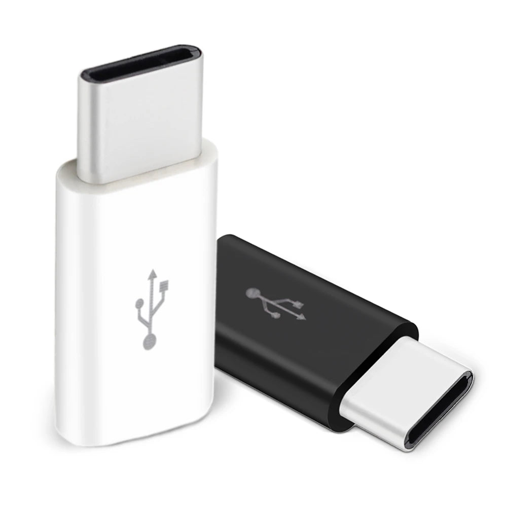 USB Type C To Micro USB Adapter for Phone Tablet Android Charger Data Cable Adapter Micro USB Female To TypeC Male OTG Converter
