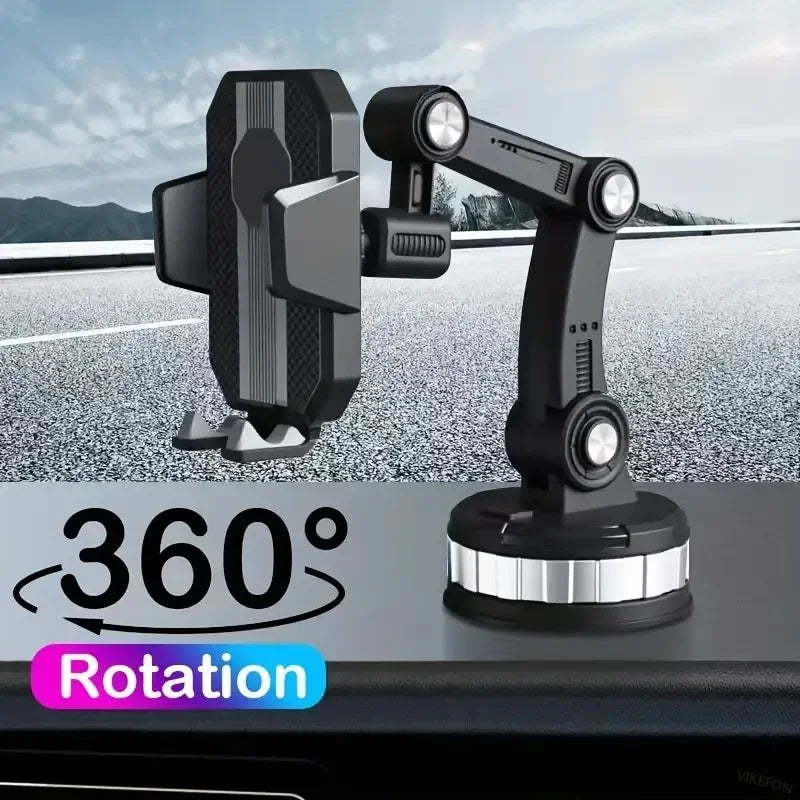 VIKEFON Car Phone Holder Stand Universal Dashboard Car Clip Mount GPS Bracket Sucker Mobile Phone Support in Car For All Phones