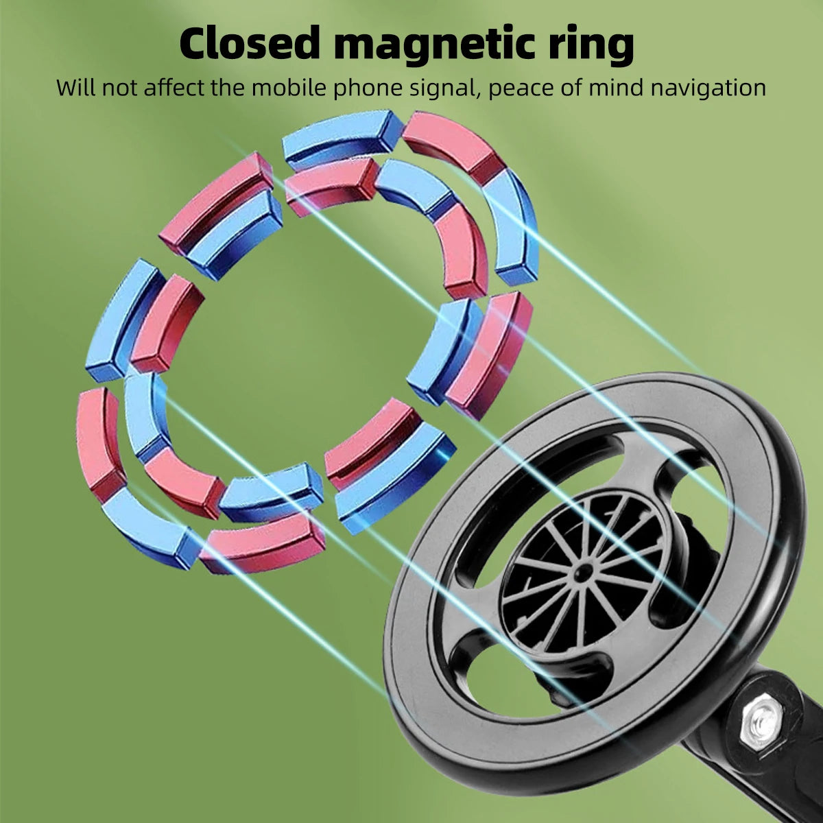 New For Magsafe 360 Rotate Metal Magnetic Car Phone Holder Foldable Phone Stand Air Vent Magnet Mount GPS Support For All phone