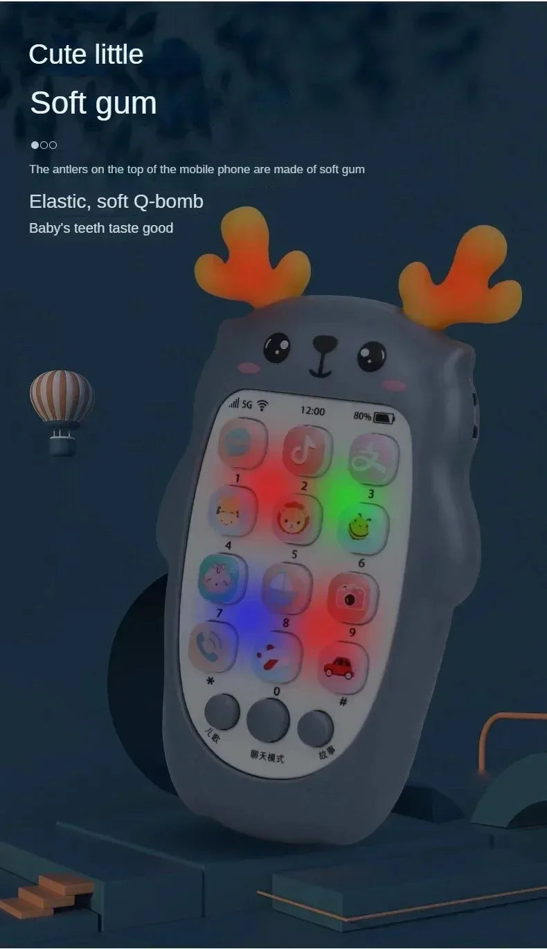 Baby Phone Toys Bilingual Telephone#Teether Music*Voice Toy_Early Educational Learning.Machine&Electronic*Children Gift Baby Toy