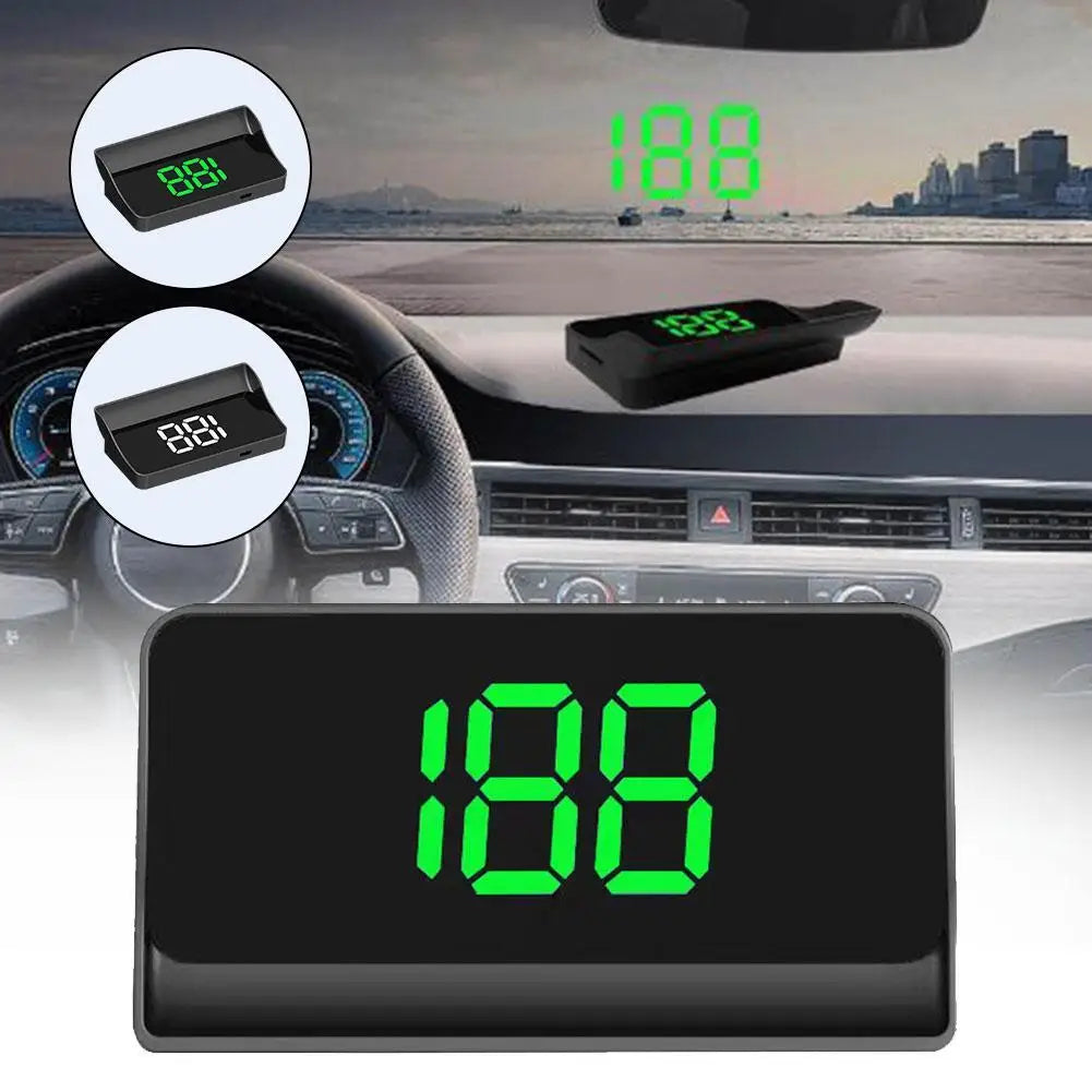 Car Head Up HD Display GPS Speedometer Speed KMH Digital HUD Windshield Projector For All Cars Auto Electronics Accessories ﻿