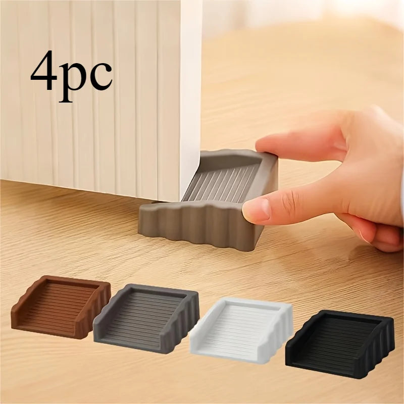 1pcs Door Stoppers - Non-Slip Rubber Wedge Door Stoppers ,Durable Plastic Anti-Collision Safety Holders for Under-Door Draft