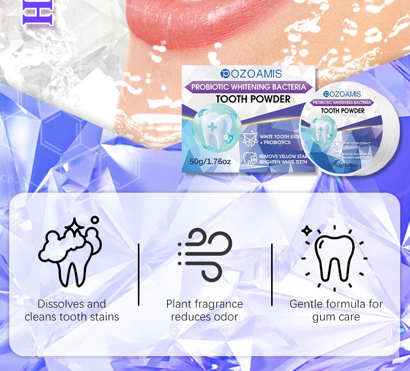 2025 New Technology Effectively Whitens Teeth and Cleansing Plaque Mineral Powder