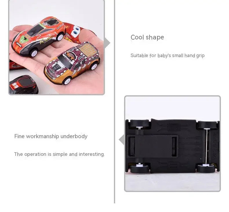 New Children Stunt Car Model Alloy Body Pull Ejection Jumping Mini Cars Simulation Diecast Vehicle Collectible Toy For Kids Gift