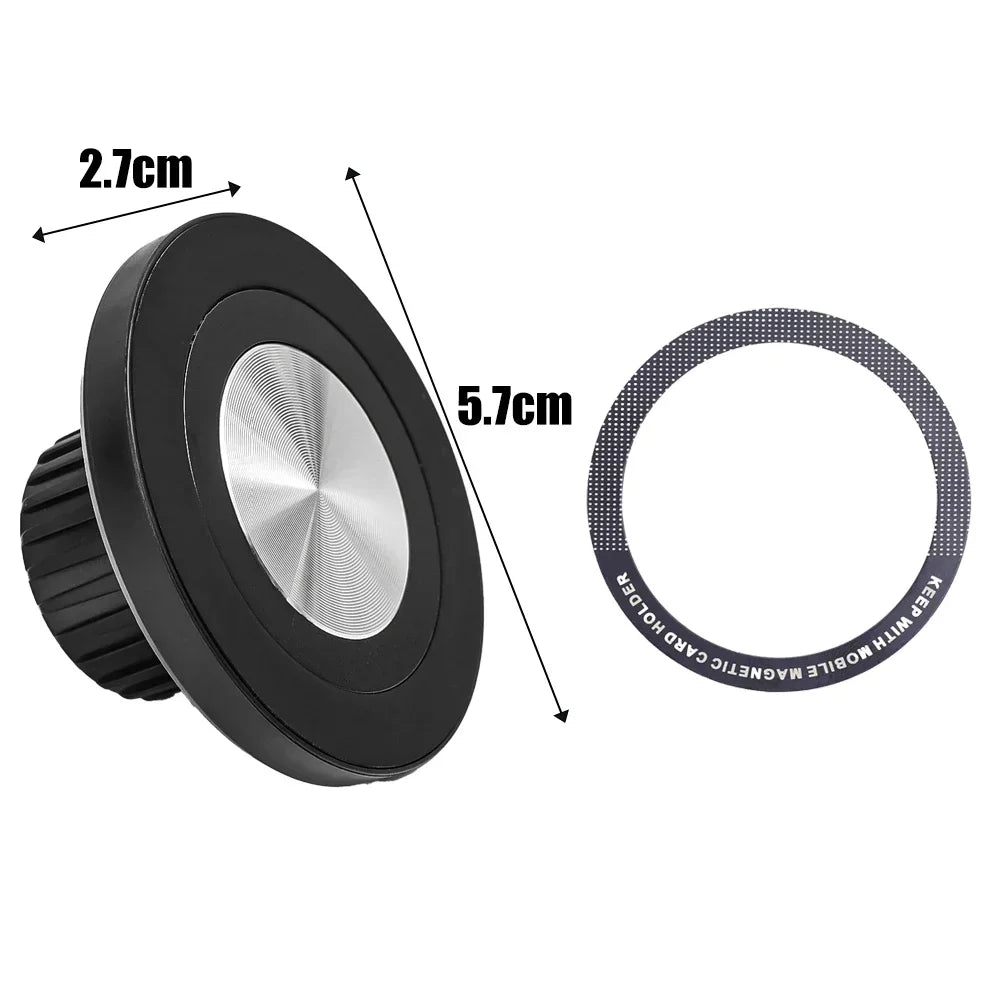 For MagSafe Car Mount Accessories Universal Magnetic Car Phone Holder Parts Suitable for 17mm Ball Head Base Magnet Brackets