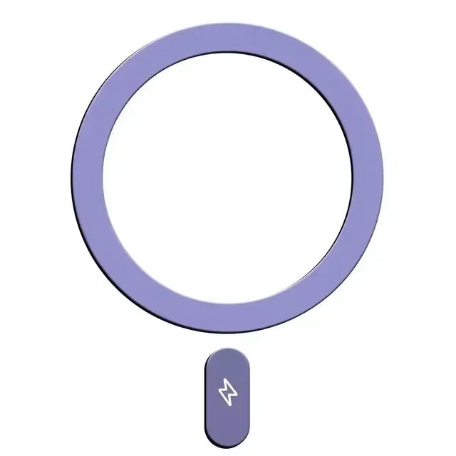 Magnetic Metal Plate Ring for Magsafe Wireless Charger Iron Sheet Sticker Magnet Cellphone Holder for IPhone 17 16 15 13 Pro Max