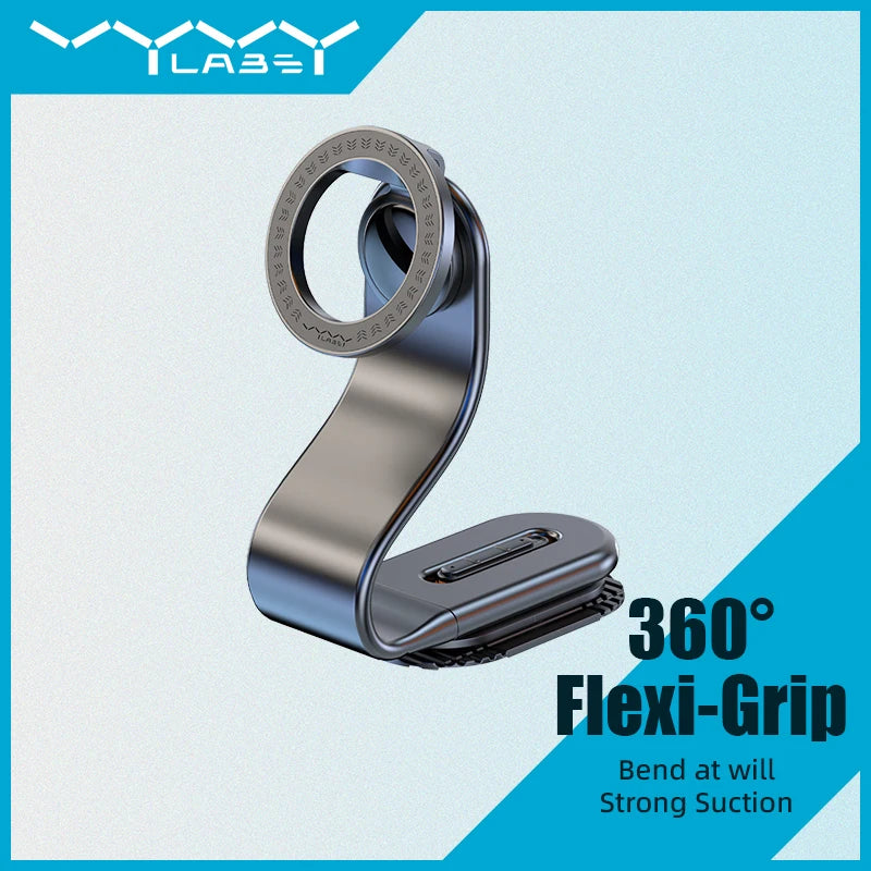 VYVYLABS 15W Magnetic Wireless Charging Phone Holder Charger Phone Bracket 360° Rotation Car Phone Holder For iPhone 16 15 14