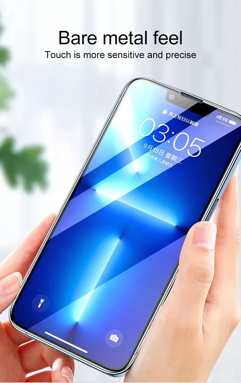 9D Screen Protector Tempered Glass for IPhone 14 13 12 11 Pro Max Protective Glass for IPhone X XR XS Max 7 8 6S 14 Plus