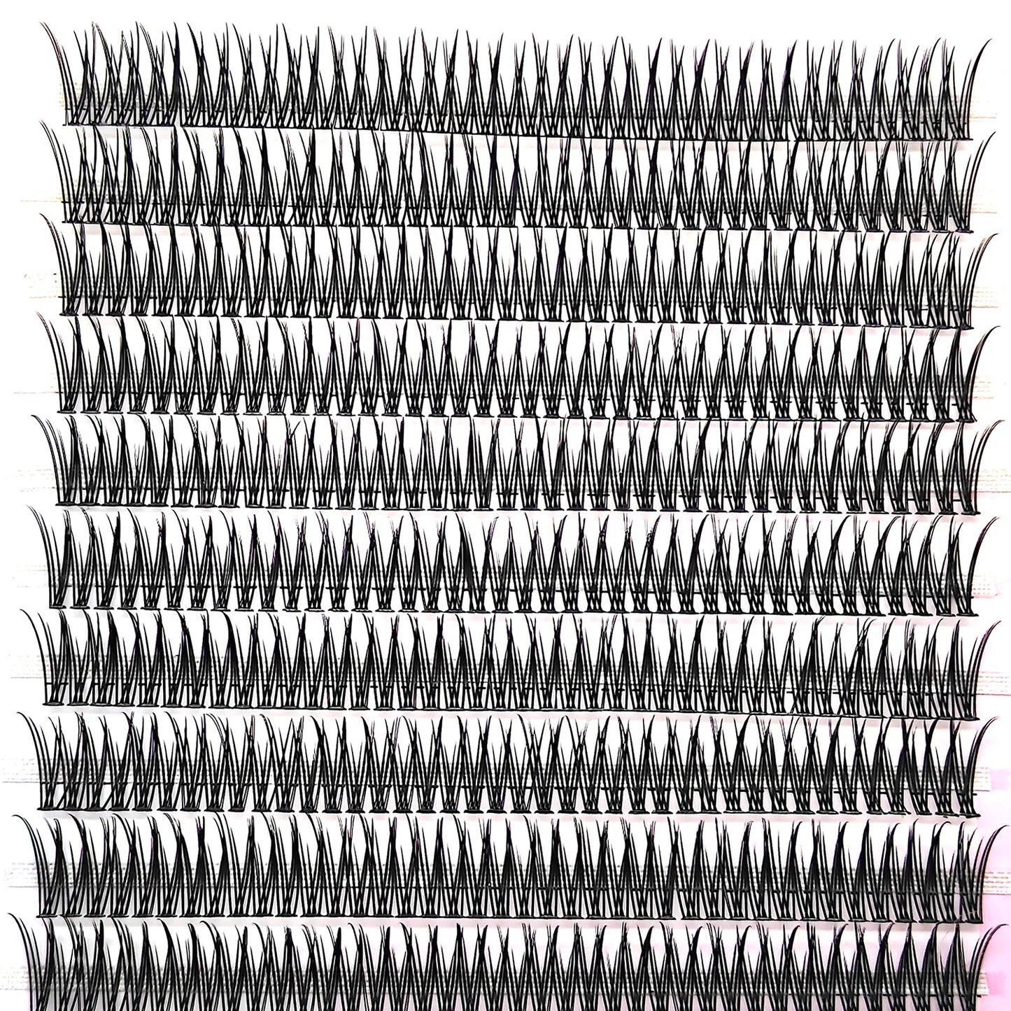Dovetail Fake Eyelashes Extensions Kit 400PCS Natural Bundles Swallow False Lash Clusters Bunches Korean Women's Makeup
