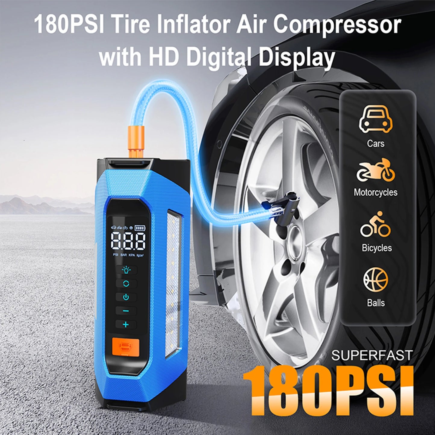 PSOOO 6000A Car Jump Starter 12V Car Battery Starter 100000mAh Portable Power Bank Booster Auto Starting Device Emergency Start
