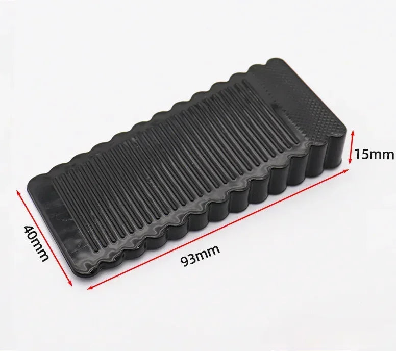 Rubber Door Stopper Movable No Drill Anti Slip Anti Collision Front Wedge for Home Household Furniture Protector