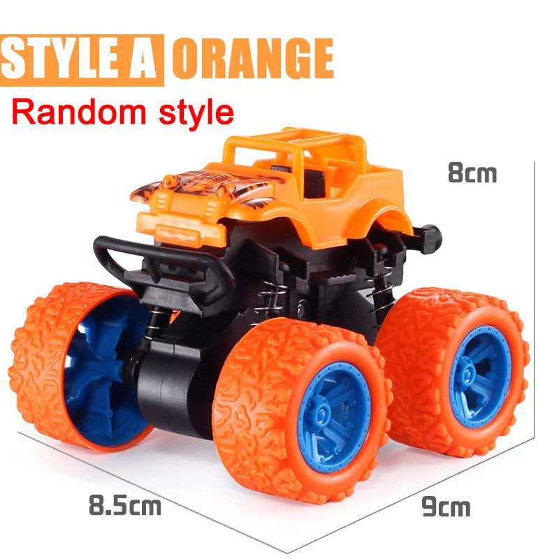 Hot Toys Car Monster Truck Four-wheel Drive Vehicle Stunt Dump Car Inertia Car Toy Dinosaur Pull Back Children Toy Boy Girl Gift