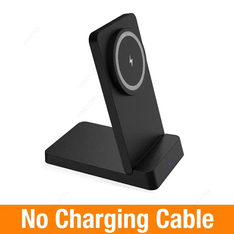 Magnetic Fast Charging Station 30W Wireless Charger Desktop Fold Smart Phone Holder Charge For Magsafe iPhone 16 15 14 13 12 Pro