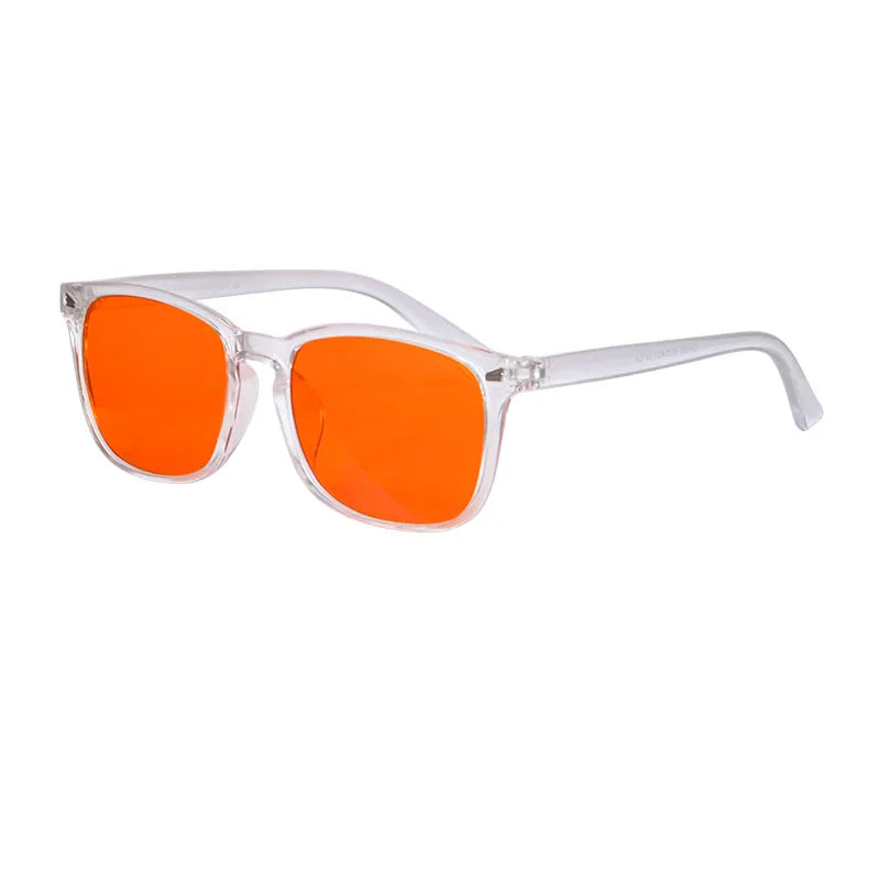 Blue and Green Wavelength Blocking Glasses Disruptive Light Blocking Glasses for Better Sleep Eliminate Eye Strain