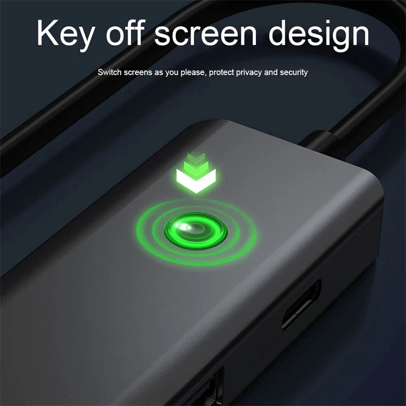 USB C 3.0 HUB Type C to Multi 4K HDMI Monitor Video Converter RJ45 Ethernet VGA PD Power Adapter Docking Station Laptop Splitter