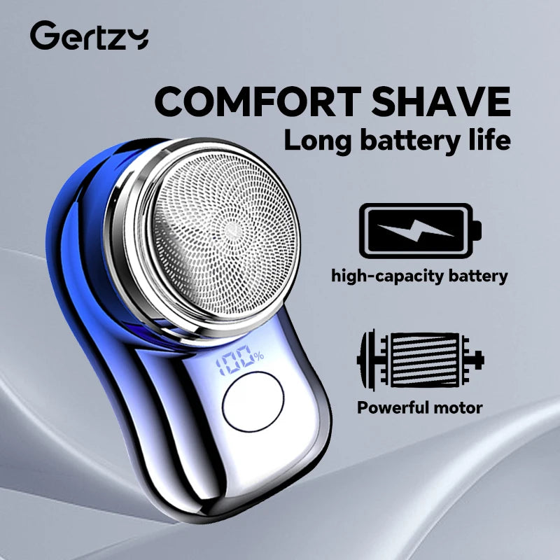 Rechargeable Mini Electric Shaver - Portable, One Button, Easy to Carry Shaver