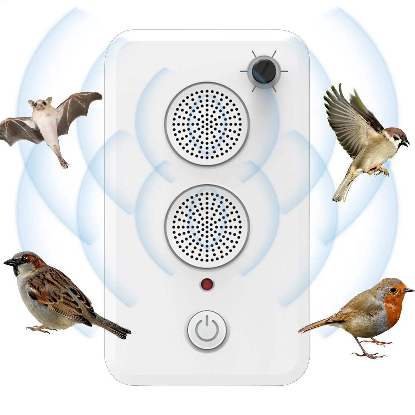 Bat Repeller Devices Adjustable Electric Animal Trap Ultrasonic Anti bat Electronic Training Device for Attic House Garden