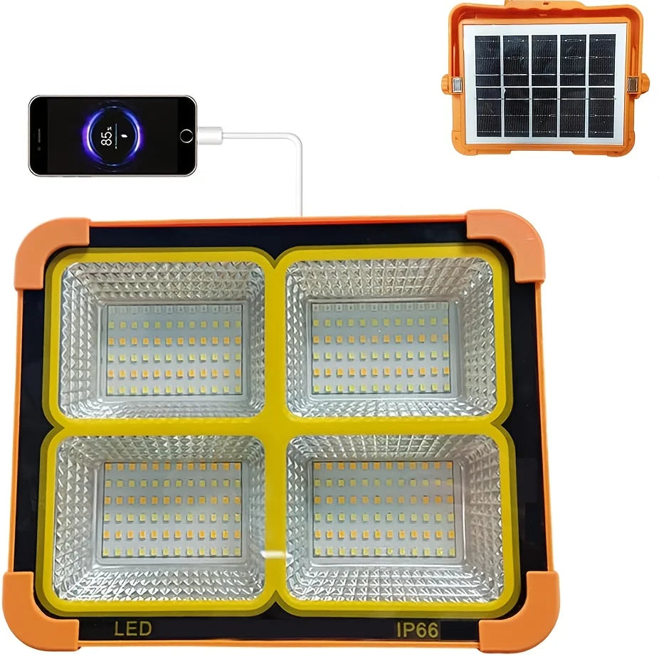 Solar work light outdoor LED solar light outdoor waterproof garden light emergency camping light hanging light street garden