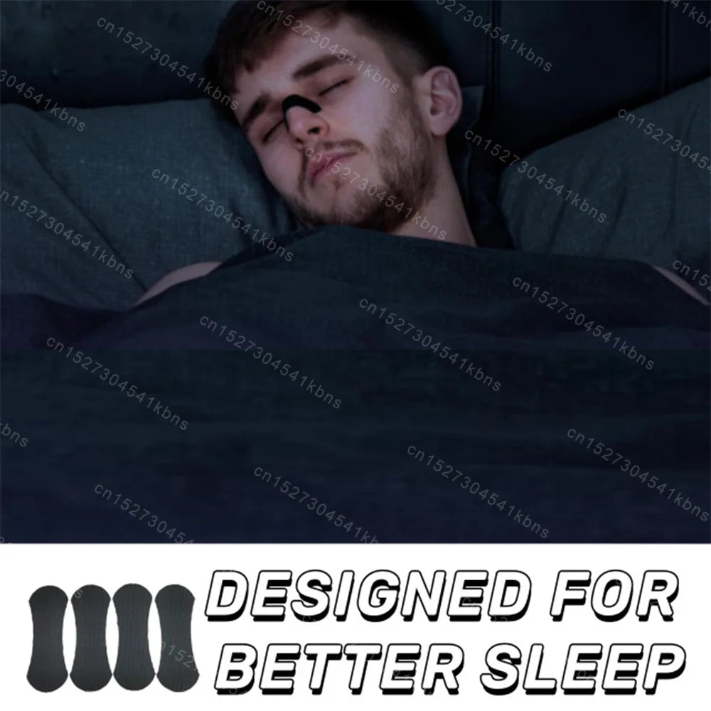 10/100Pcs Nasal Strips Portable Breathing Nose Strips Right Way Stop Snoring Sleeping Aid Device Easier Breath Improve Sleep
