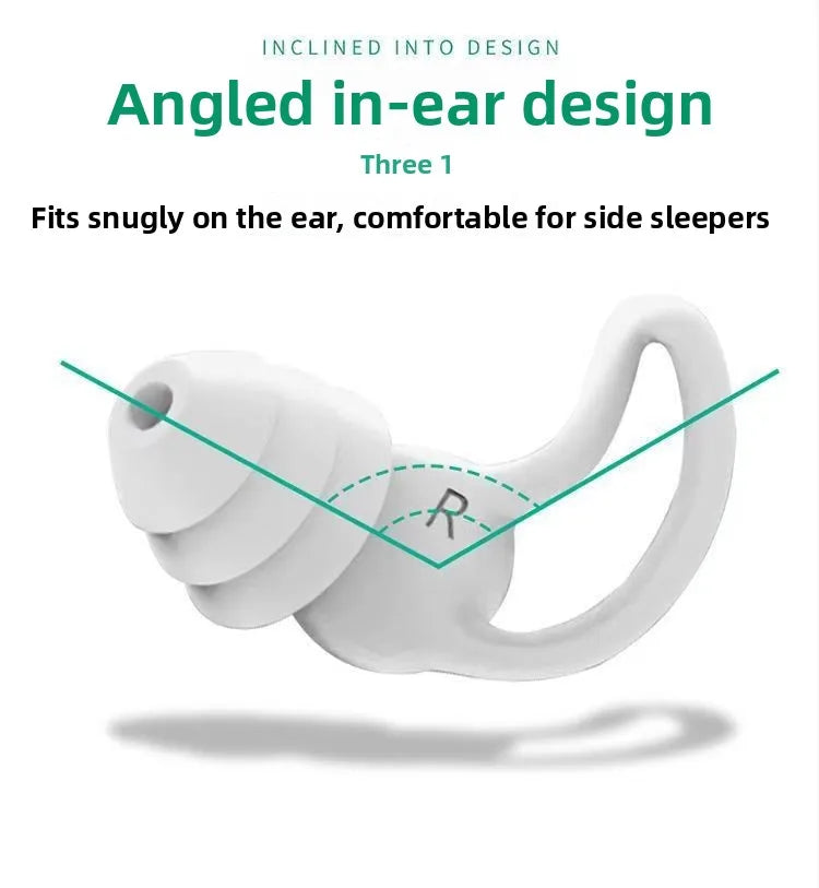 Silicone Sound Insulation Earplugs Noise Reduction Sleep Student Dormitory Noisy Men and Women Work Sleep Noise Prevention Adult