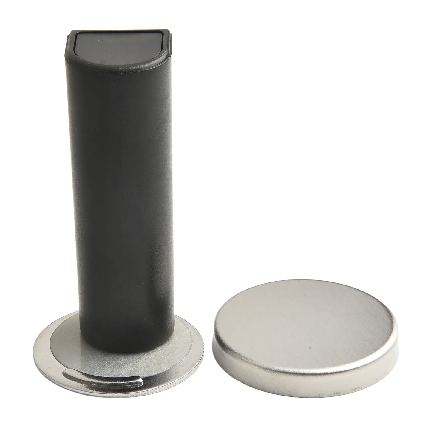 Heavy Duty Magnetic Door Stopper Stainless Steel Doorstop Black Without Punching Door Suction Door Holder Door Hardware Touch