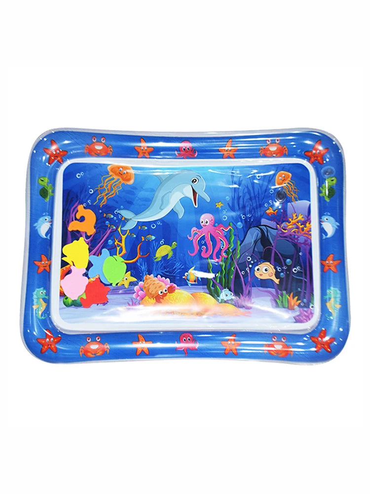 Baby Water Play Mat Inflatable Cushion PVC Infant Tummy Time Toddler Water Pad For Kids Early Education Developing Activity Toys