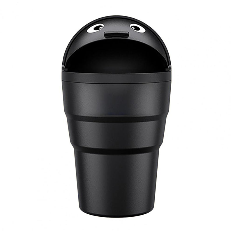Universal Car Trash Can Auto Organizer Storage Box with Swing Lid Cute Mini Automotive Leakproof Vehicle Trash Bin for Car