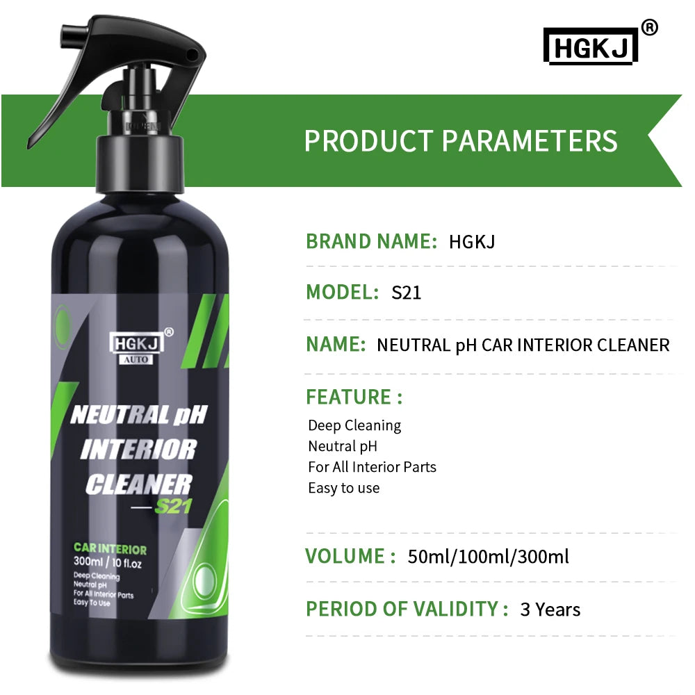 Car Interior Cleaner Agent Ceiling Cleaner Leather Flannel Woven Fabric Water Free Multipurpose Auto Dash Cleaning Spray S21
