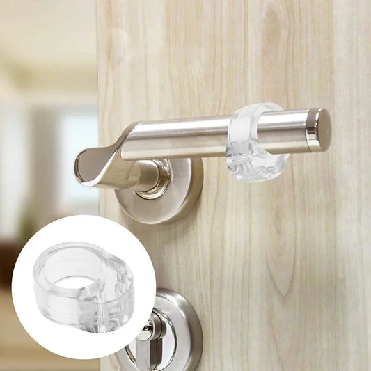 PVC Handles Door Stoppers Door Wall Protector Door Handle Buffer Anti-Collision Wall Cabinet Protection Pad Doors Ring Stoppers