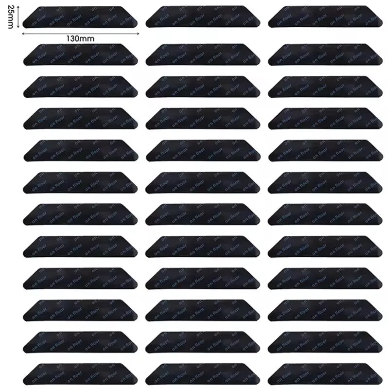 Wholesale Triangle Washable Reusable Rug Gripper Anti-skid Rubber Mat Non Slip Patch Tape for Tile Floors Carpets Corners Pad