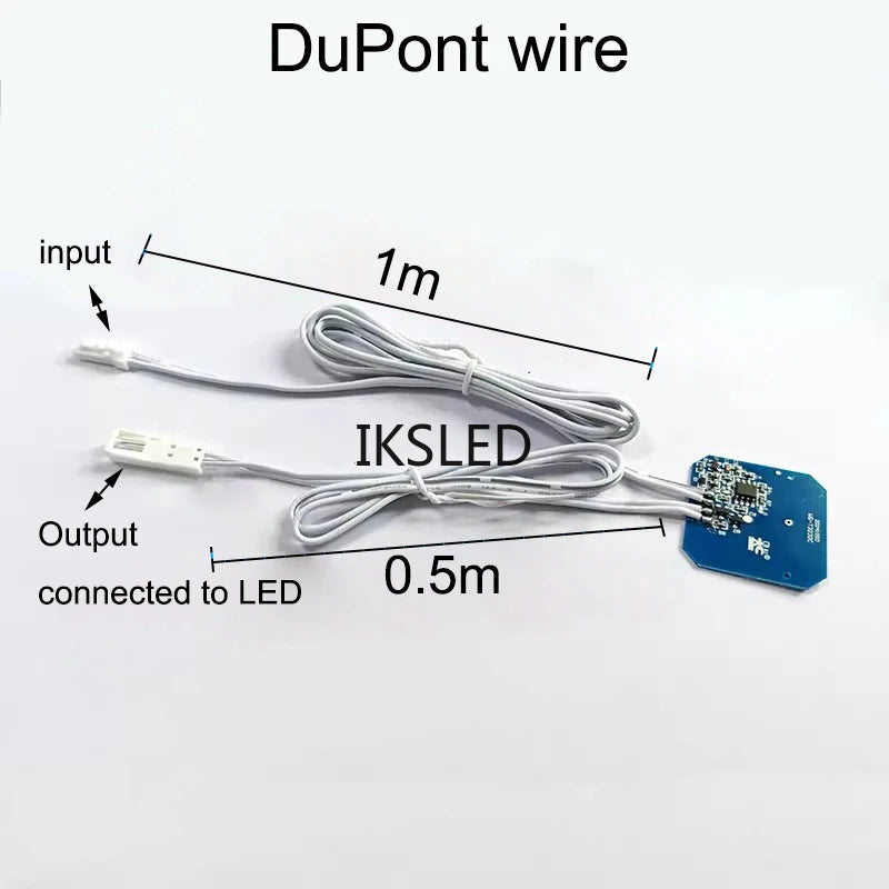 5-24V Touch Sensor Switch Hand-Sweep ControlPenetrate 5CM Wood/Glass/Acrylic  4 Mode Dimmable DIY Module Cabinet Closet Light
