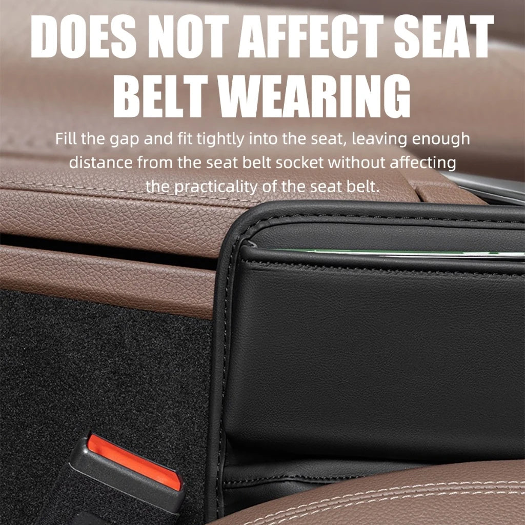 Car Seat Gap Organizer Multifunction Console Crevice Storage Box For Car Seat Gap Filler With Cup Holder Interior Accessories