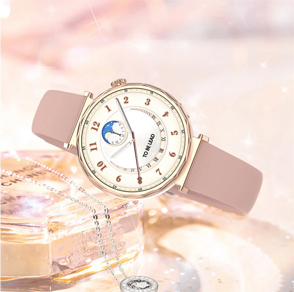 2025 New GPS Tracking Smartwatch Women AMOLED HD Screen Heart Rate Bluetooth Call IP68 Waterproof Smart Watch Android IOS