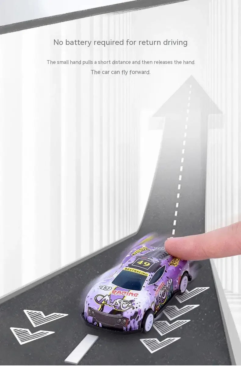 New Children Stunt Car Model Alloy Body Pull Ejection Jumping Mini Cars Simulation Diecast Vehicle Collectible Toy For Kids Gift