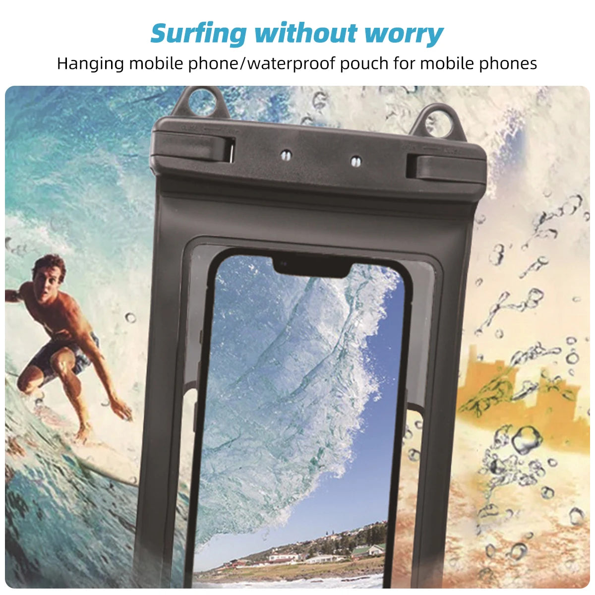 Water Proof Bag Mobile Phone Pouch Waterproof Smartphone Case Swimming PVC Cover for iPhone 12 Pro Xs Max XR X 8 7 Galaxy S10