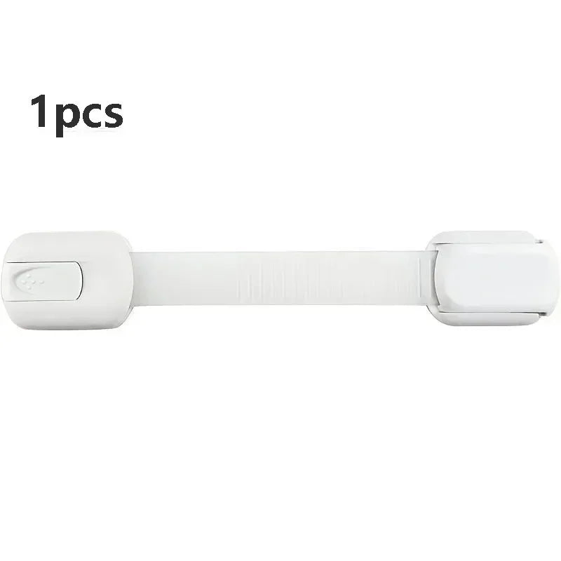 Baby Safety Lock Drawer Child Safety Cabinet Locks  Baby Safe Straps Adhesive Cabinet Drawer Door Latches  baby safety