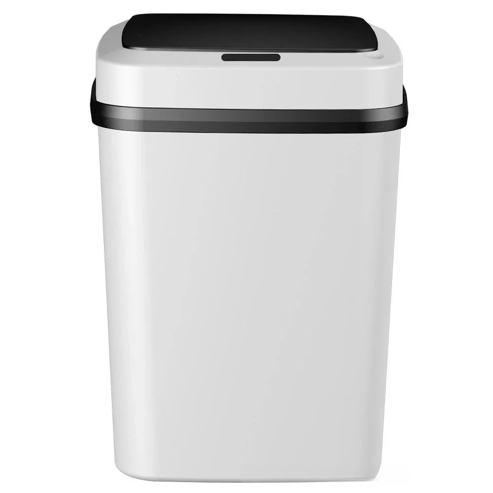 13L Smart Trash Can with Lid Sensor Toilet, Creative Fully Automatic Electric Lid Opening Trash Can for Living Room and Bathroom