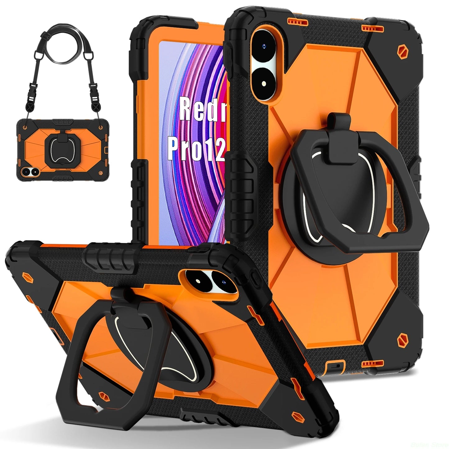 Kids Case For Redmi Pad Pro 12.1 inch 2024 5G Xiaomi Poco Pad 12.1 inch Generation tablet Stand Shockproof Cover pc tablet shell