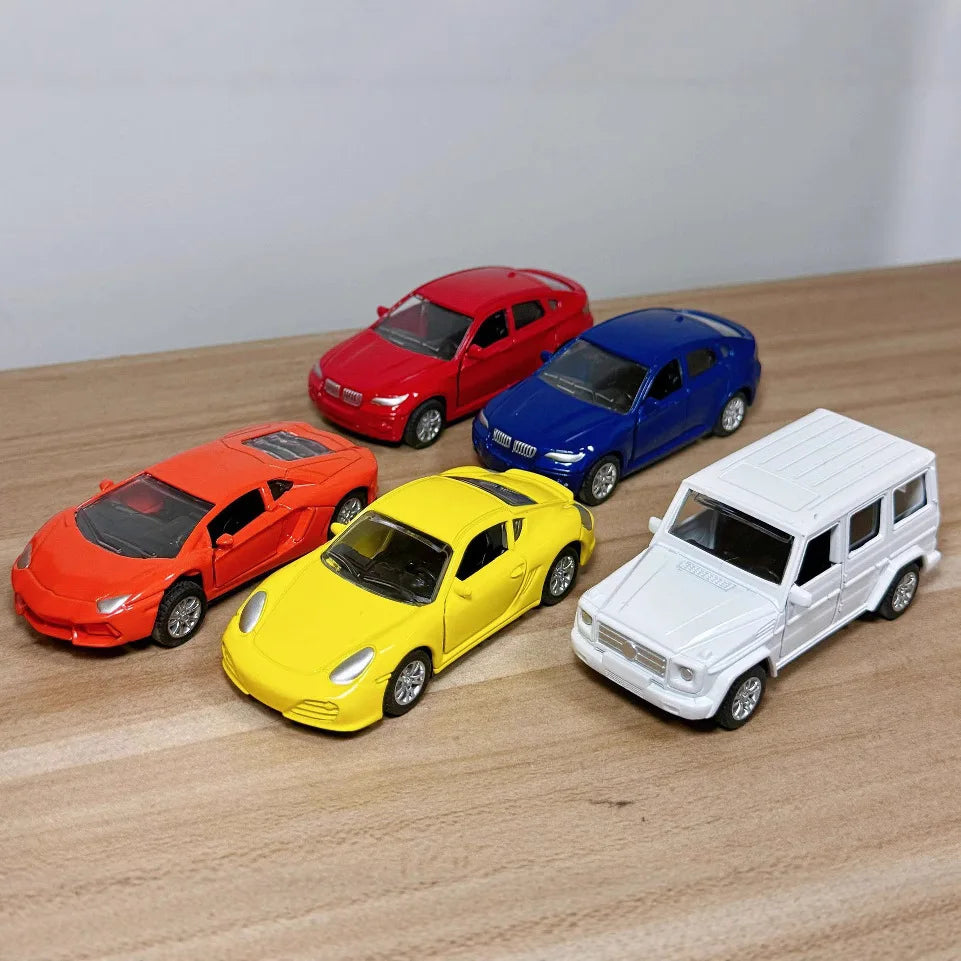 Alloy Car Model Simulation 1:64 Mini Doorable Car Model Children's Toy Car Gift